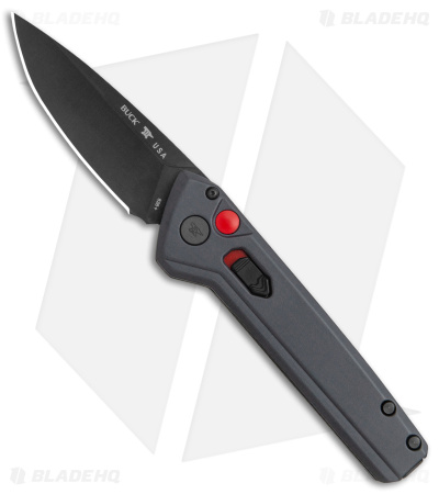 Buck Deploy Automatic Knife Sniper Gray (3" Black) 0838GYS1
