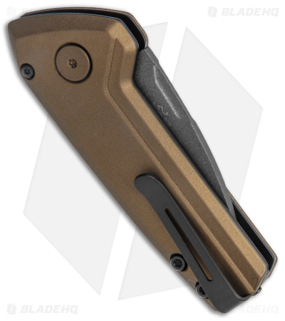 Buck Deploy Mini Automatic Knife Burnt Bronze (3" Gray) 0838BRS1