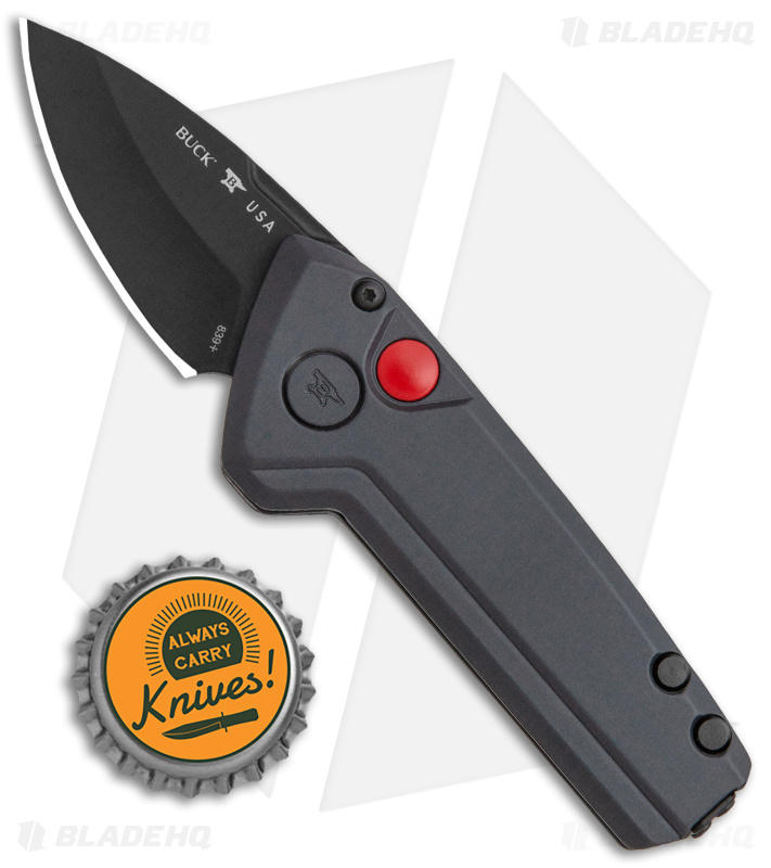 Buck Deploy Mini Automatic Knife Sniper Gray (1.8" Black) 0838GYS1