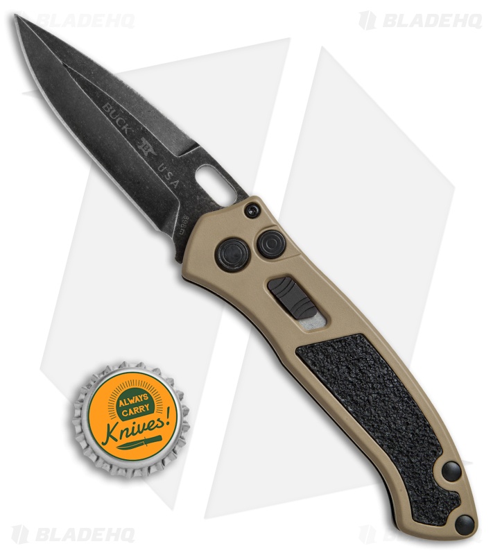 Buck Impact Automatic Knife Coyote Tan (3.125