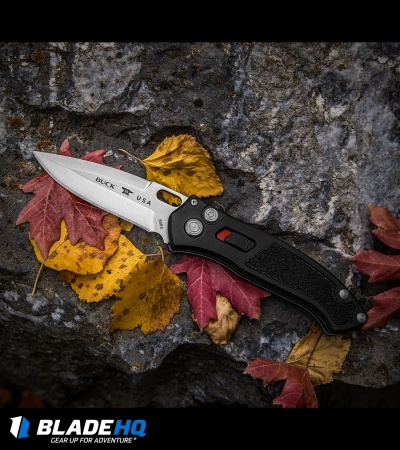 Buck Impact Automatic Knife Black (3.125" Satin) 0898BKS