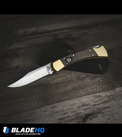 Buck 110 Automatic Lockback Knife Ebony (3.75" Satin)