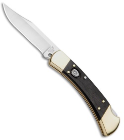 Buck 110 Automatic Lockback Knife Ebony (3.75" Satin)