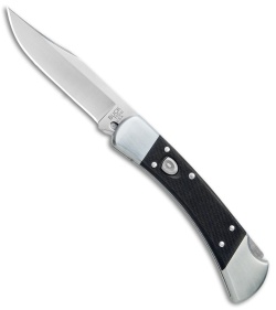 Buck 110 Elite Automatic Lockback Knife Black G-10 (3.75&quot; S30V Satin) | 89397