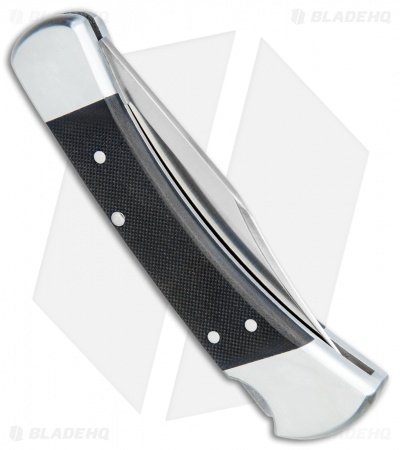 Buck 110 Elite Automatic Lockback Knife Black G-10 (3.75" MagnaCut Satin)