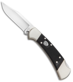 Buck 112 Ranger Elite Automatic Lockback Knife Black G-10 (3" S30V Satin)