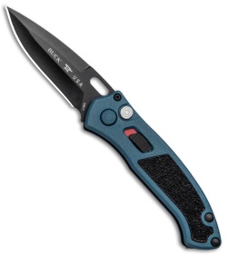 Buck Impact Automatic Knife Armor Blue (3.125" Black) 0898BLS1