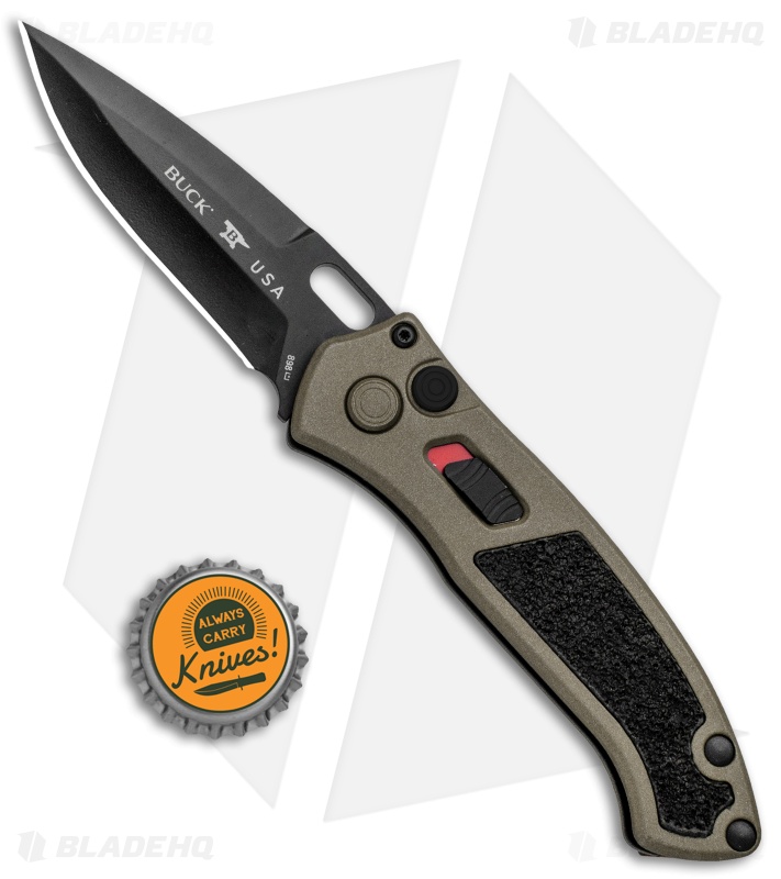 Buck Impact - Automatic Knife | Coyote Tan + Black | Blade HQ