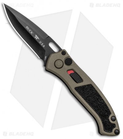 Buck Impact Automatic Knife Coyote Tan (3.125" Black) 0898BRS1