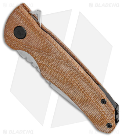 Buck Sprint Classic Pro Liner Lock Knife Natural Micarta (3" Satin) 0841TNS