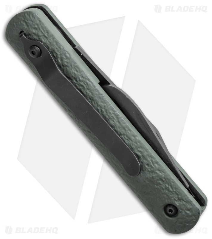 Colonial Ranger Automatic Knife OD Green (3" Black Serr) M-736C