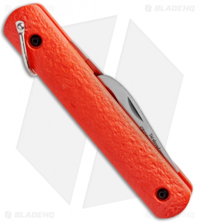 Colonial M-724 Orange Auto Rescue Knife w/Bail Loop (3" Satin)