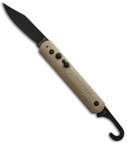 Colonial Knife Company M-729 Automatic Knife w/ Rescue Hook (Tan Plain)