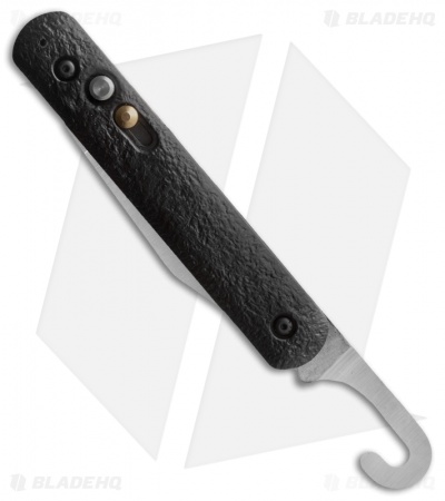 Colonial Knife Company Black Rescue Automatic Knife (3" Plain) M-724