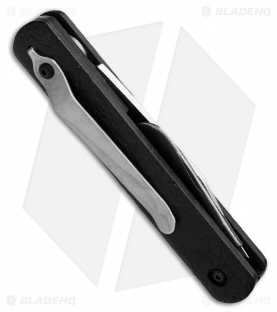 Colonial Knife Company Black Rescue Automatic Knife (3" Plain) M-724