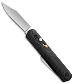 Colonial Knife Company M-724 Black Auto Rescue Knife + Clip (3" Satin)