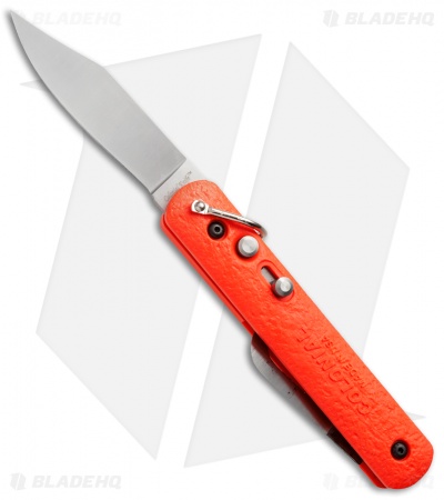 Colonial Knife Company M-724 Orange Auto Rescue Knife Bail Loop/Clip (3" Plain)