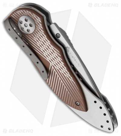 CRKT Elishewitz  E-Lock 7323 Automatic Conversion Bronze (2.75" Satin)