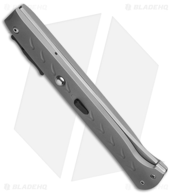DKD American Phantom Swinguard Auto Knife Gray Aluminum (5" Satin)
