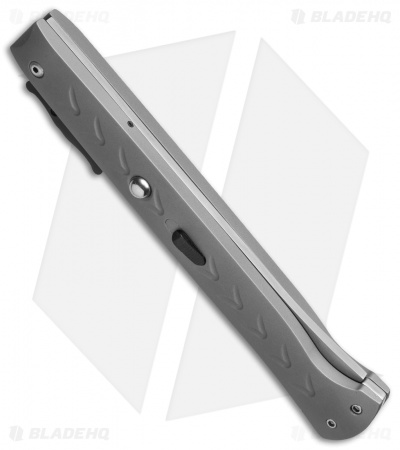 DKD American Phantom Swinguard Auto Knife Gray Aluminum (5" Satin)