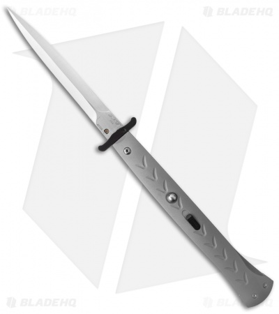 DKD American Phantom Swinguard Auto Knife Gray Aluminum (5" Satin)