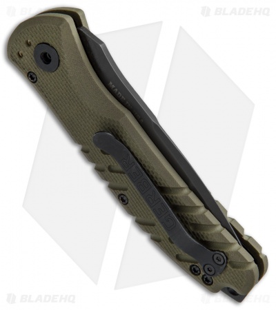 Gerber Propel Downrange Automatic Knife OD Green (3.5" Black)