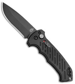 Gerber Auto 06 Automatic Knife Black Aluminum (3.6&quot; Black) | 61370