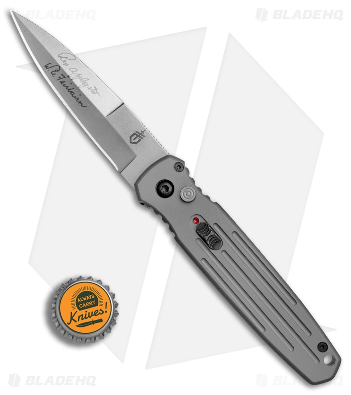 Gerber Auto Covert Automatic Knife Tactical Gray (3.8" S30V Stonewash) 30-001307