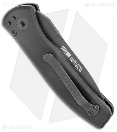 Gerber Empower Automatic Knife Black Armor Grip Serrated (3.25" Black) 30-001636