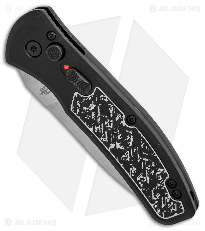 Gerber Empower Automatic Knife Black/White Armor Grip (3.25" SW) 30-001323N