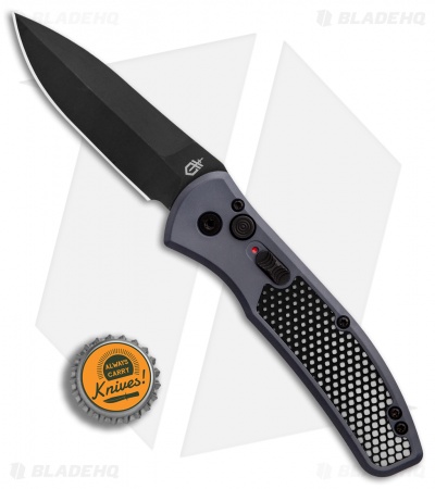 Gerber Empower Automatic Knife Blue/Black Armor Grip (3.25" Black) 30-001319