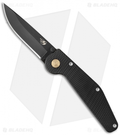 GT Knives Police Automatic Knife (3.625" Black) GT103