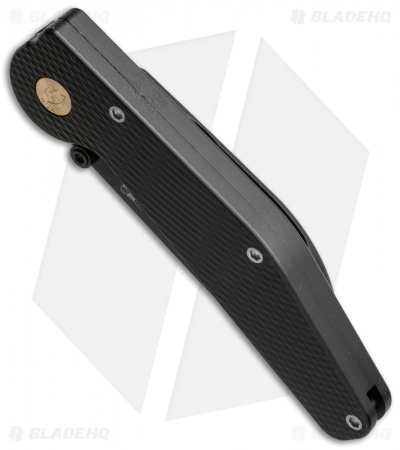 GT Knives Police Tanto Automatic Knife (3.5" Black Serr) GT304