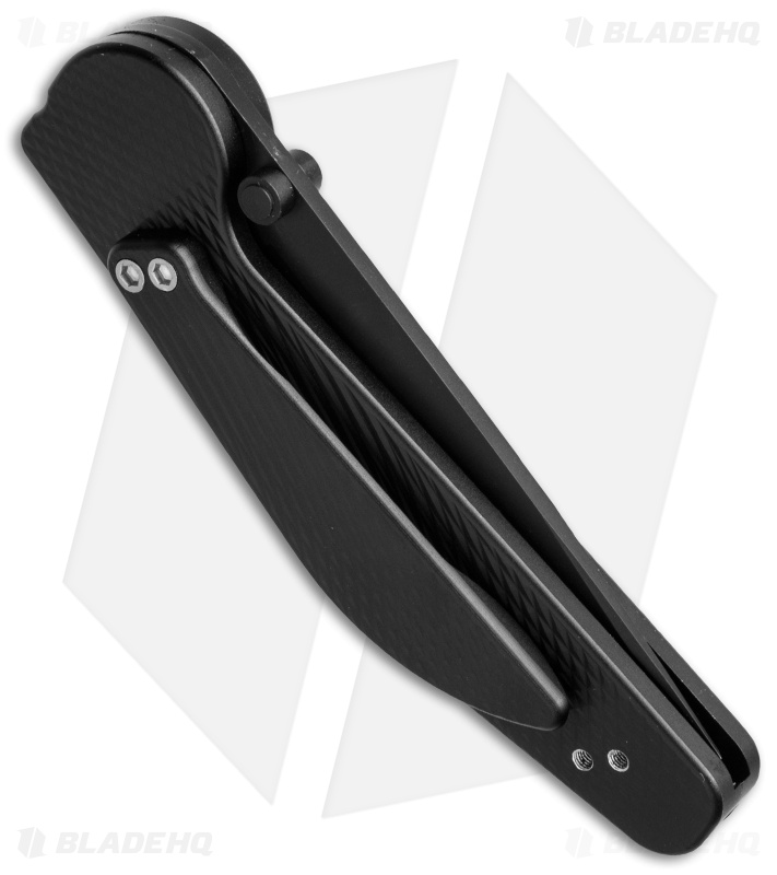 GT Knives Police Tanto Automatic Knife (3.5" Black Serr) GT304