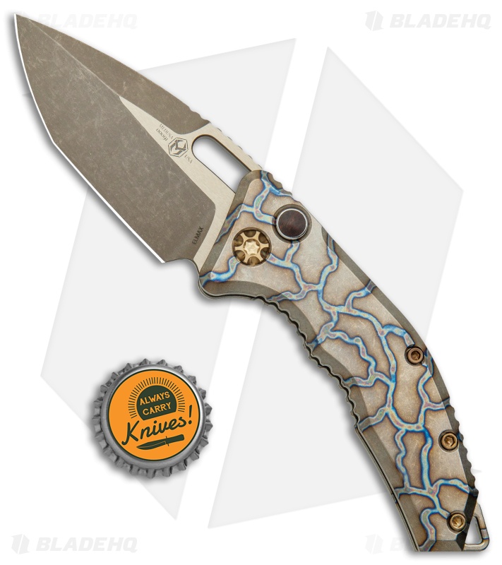 Heretic Medusa Battleworn Bronze Tanto, Flamed Titanium  (3" Bronze)