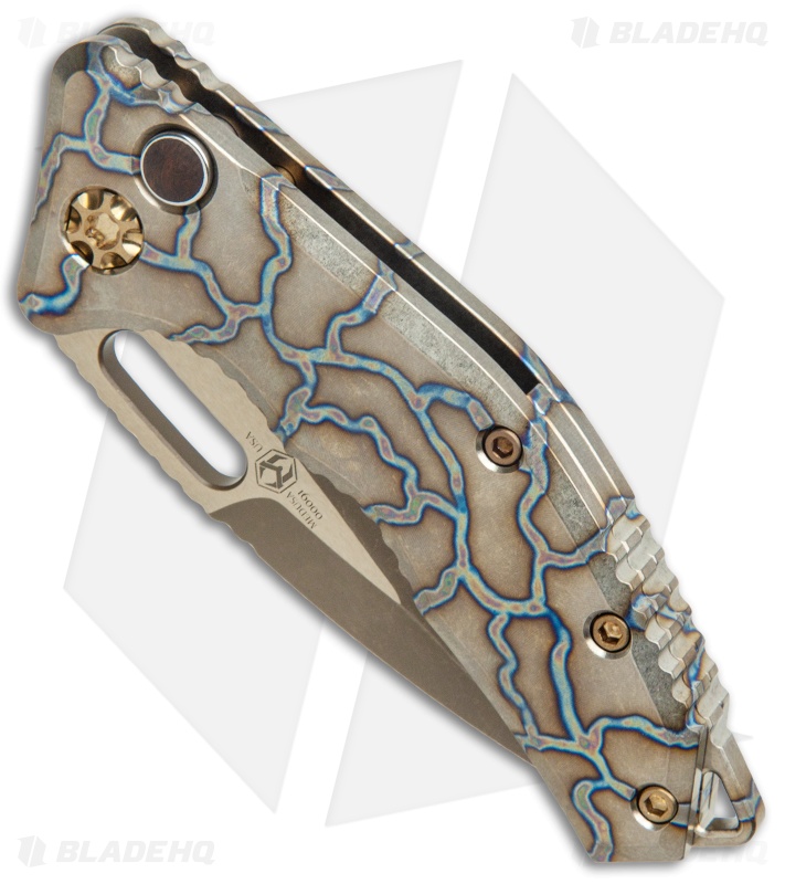 Heretic Medusa Battleworn Bronze Tanto, Flamed Titanium  (3" Bronze)