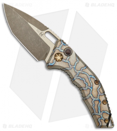 Heretic Medusa Battleworn Bronze Tanto, Flamed Titanium  (3" Bronze)