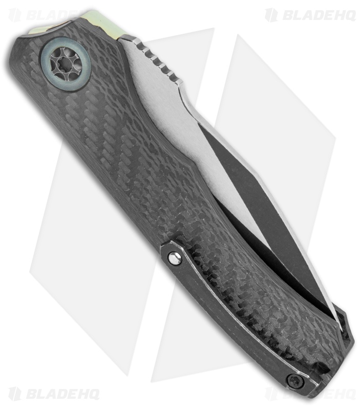 Heretic Knives Wraith Automatic Knife Integral CF/Jade (4" Two-Tone SW)