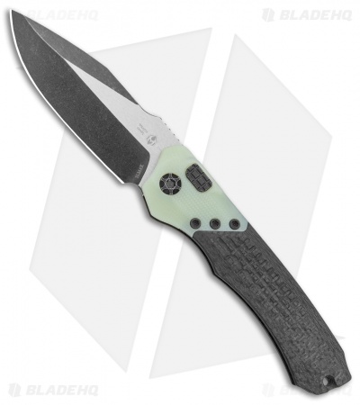 Heretic Knives Wraith Automatic Knife Integral CF/Jade (4" Two-Tone SW)