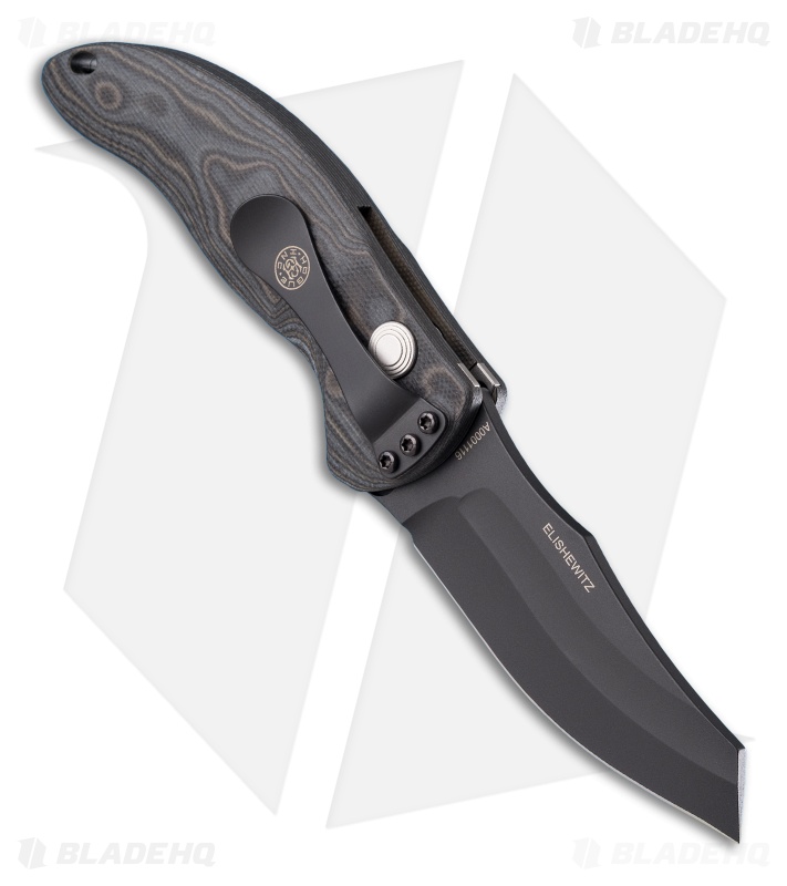 Hogue Knives EX04 Automatic Knife Black/Gray G-Mascus (3.5" Wharncliffe) 34429