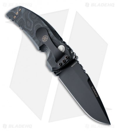 Hogue Knives EX-A01 Automatic Knife Drop Point Black G10 (3.5" Black)