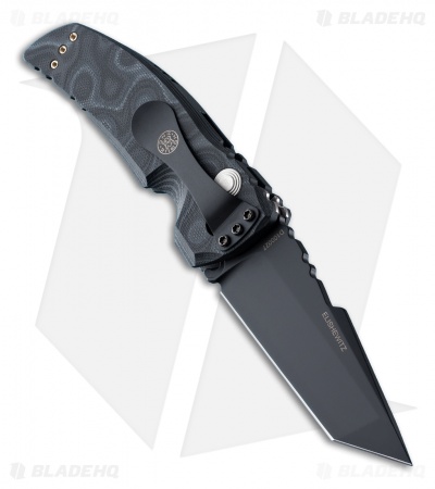 Hogue Knives EX-A01 Automatic Knife Tanto Black G10 (3.5" Black)