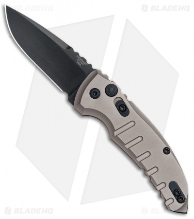 Hogue Knives A01 Microswitch Automatic Knife Flat Dark Earth (2.6" Black) 24117