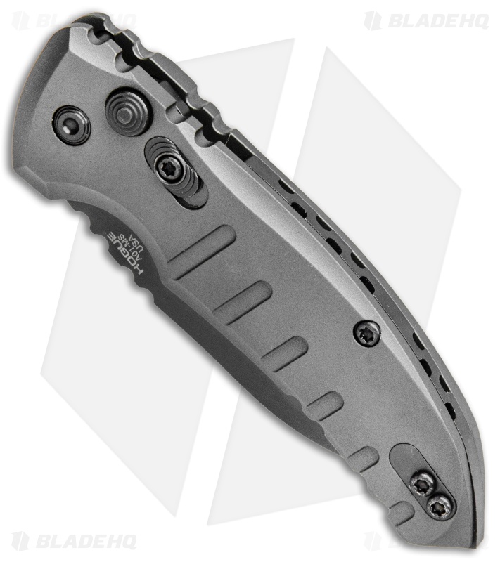Hogue Knives A01 Microswitch Wharncliffe Automatic Knife Gray (2.6