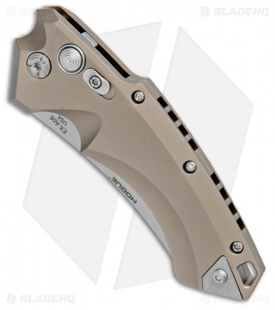 Hogue Knives EX-A05 Wharncliffe Automatic Knife FDE (3.5" Stonewash) 34524