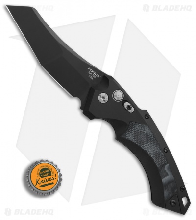 Hogue Knives EX-A05 Wharncliffe Automatic Knife Black G-Mascus (4" Black)