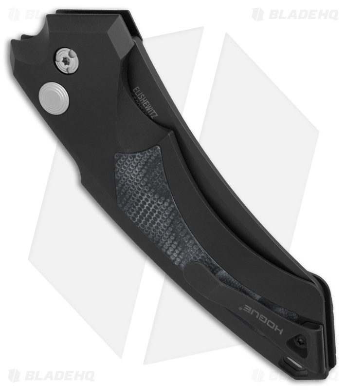 Hogue Knives EXA05 Wharncliffe Automatic Knife Black GMascus (4