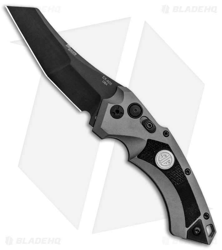 Hogue Sig Sauer EX-A05 Wharncliffe Automatic Knife Grey (3.5" Black) 36522