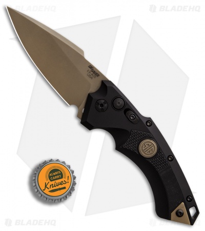 Hogue Sig Sauer EX-A05 Spear Point Automatic Knife Black (3.5" FDE) 36530