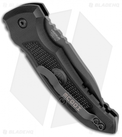 Hogue Knives A01 Microswitch Auto Knife Sig Medallion Wharncliffe (2.6" Black)